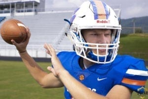 Campbell County quarterback Landon Addington (Photo by Danny Parker)