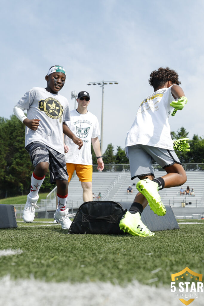 Photos: Amari Rodgers at Knoxville Catholic youth football camp