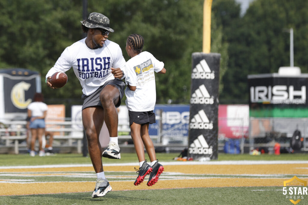 Photos: Amari Rodgers at Knoxville Catholic youth football camp