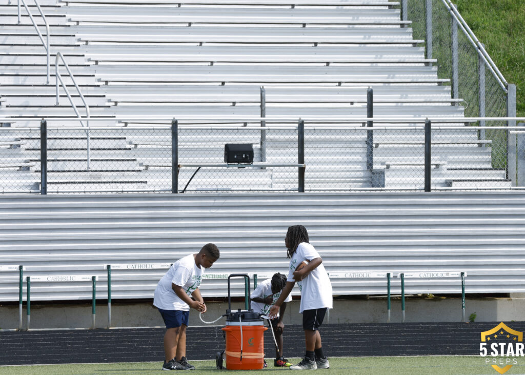 Photos: Amari Rodgers at Knoxville Catholic youth football camp