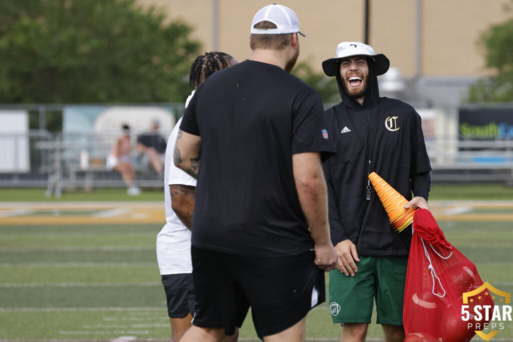 Photos: Amari Rodgers at Knoxville Catholic youth football camp